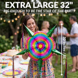 Large Piñata 32 Inch, Big Pinata for Birthday Party, Star Pinata