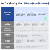 Holster For Large Iphone Plus, Pro Max Models 16 15 14 13 12 11 Xs Max β Leather Cell Phone Belt Holder Case With Clip, Carrying Pouch Cover Fits Phone With Case On, Black