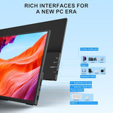 10.5''Portable Monitor For Latop,1920X1280P Ips Laptop Monitor Screen 3:2, 500Nits, 2000:1, W/45° Adjustable Stand, Standard Hdmi Usb-C Computer Display For Laptop Phone Mac Ps4 Xbox
