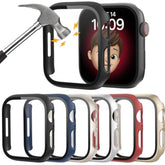 6 Pack Apple Watch 44mm Hard PC Case with Tempered Glass Scratch-Resistant