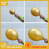 Metallic Gold Balloons, 140 Pcs Gold Metallic Balloons Different Sizes Pack Of 18 Inch 12 Inch 10 Inch 5 Inch Gold Balloons For Balloon Garland Or Balloon Arch As Party Decorations, Gold-G101