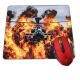 Mouse Pad Helicopter Aircraft Plane Mouse Pads For Desk Non-Slip Rubber Base Square Gaming Mousepad Mat For Computer Home Office