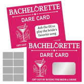 25-Piece Bachelorette Scratch Off Dare Game Cards With Diy Film Stickers - Fun Bridal Shower Games For Girls Night Out, Wedding, Engagement, Bachelorette Party Supplies (High Heels Pattern)