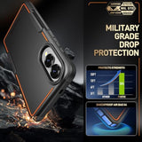 Neon Case For Samsung Galaxy S25 Edge 5G, Dual Layer Heavy Duty Rugged Lightweight Slim Shockproof Protective Cover Phone Case, Black