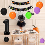 Halloween Decorations Black Orange Purple Green Balloons 40 Inch Party