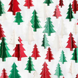 Green-White Red Christmas-Tree Party-Decorations Garland - 25 Ft Hanging Paper Streamers Banner,Birthday Wedding Baby Bridal Shower Bachelorette Decor