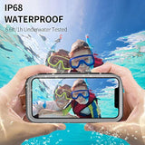 Compatible With Iphone 12 Pro Waterproof Case - Full Body Shockproof Dustproof Phone Screen Protector Rugged Waterproof Case For Iphone 12 & 12 Pro 6.1 Inch Black