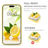 Compatible With Iphone 16 Pro Case 6.3 Inch Liquid Silicone Soft Gel Rubber Slim Thin Microfiber Lining Cushion Texture Cover Shockproof Protective Phone Case For Iphone 16 Pro, Yellow