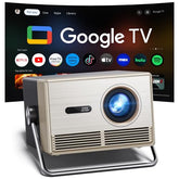 2000 Ansi Official Licensed Google Tv Outdoor Projector 4K Full Hd, Smart Projector With Wifi And Bluetooth, Auto Focus, Dolby Sound,Built-In Apps, Indoor Home Theater For Phone/Tv Stick/Pc/Ps5