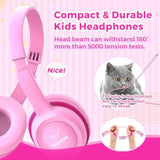 Kids Headphones, Ear Headphones For Kids, Wired Headphones With Safe Volume Li