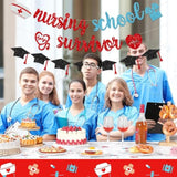Nursing Graduation Party Supplies Decorations - Class Of 2025 Rn Banner, Glitter Congrats Nurse, Call The Shots Party Decor Garland, School Survivor Favors