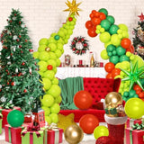 Green Balloon Arch Kit 178 Pcs Christmas Balloon Arch Garland Kit Includes Green And Red Balloons Include Green Red Balloons For Christmas Birthday Party Decorations Supplies