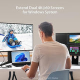 j5create 8K USB Type C to Dual HDMI Display Adapter - Single 8K60/4K144 or Dua