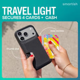 iPhone 17 Pro Wallet Case with Card Holder and Wallet Slayer Vol 1 Design in Black