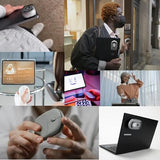 Magnito Magnetic Wireless Bluetooth Mouse For Macbook, Ipad, Laptop, Windows, Chrome Os, Linux Compact & Portable, Slim, Lightweight, Quiet Clicks The Best Travel Mouse (Space Gray)
