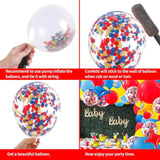 Carnival Circus Balloon Garland Arch Kit 120pcs Red Blue Yellow Party Decor