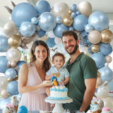 Hot Pink Balloons Garland Kit, Macaron Pink Matte White Rose Gold Conf