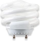 18W GU24 CFL Light Bulbs T2 Spiral 2700K Warm White 1170 Lumens UL Listed 4 Pack