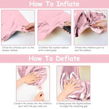 Pastel Pink 1 Balloons, 40 Inch Giant Light Pink Helium Foil Number 0-9 For Girls, Self Inflating 1St Birthday Balloon For Women Anniversary Baby Shower Princess Party Decorations Supplies