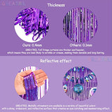 Purple Tinsel Foil Curtain Party Backdrop 1M x 2.5M Pack of 2