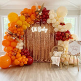 Fall Balloon Arch Kit: Burnt Orange, Yellow & Ivory Party Decor