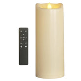 10"X4" Battery Operated Flameless Led Pillar Candle, Outdoor Waterproof Flickering Light With Remote & Timer For Halloween Party Wedding Party Home Decoration, 1 Pack