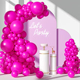 110pc Hot Pink Balloon Garland Kit – Assorted Sizes for Birthday, Bridal & Baby Shower Decor