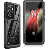 For Samsung Galaxy S21 Ultra Case,S21 Ultra Waterproof Case With Built-In Screen Protector Dustproof Shockproof 360 Full Body Underwater Case For Samsung S21 Ultra 5G 6.8Inch (2021) Black