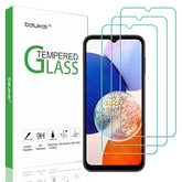 (3 Pack) Compatible For Samsung Galaxy A14 5G / Galaxy A14 Screen Protector Tempered Glass, Touch Sensitive,Case Friendly, 9H Hardness