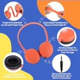 Classroom Headphones Bulk 10 Pack Mutli Colors For Kids Schools, Class Sets Headsets For Students (Durable,Leather Earcup, Noise Reducing, Comfortable, Easy-To-Clean)