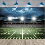 Football Field Backdrop 7X5FT Football Themed Birthday Party Decor Banner