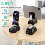 Gifts For Men Women, Cell Phone Stand With Wireless Bluetooth Speakers, Flexible Comfort View, Loud Clear Sound, Birthday Gifts For Women Men Everyone, Tech Gadgets For Phones