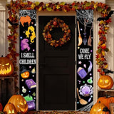 Halloween Outdoor Banner Hocus Pocus Porch Sign 71x12 Inch Front Door Party Decor