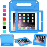 Kids Case For Ipad 2 3 4 (Old Model) 9.7 Inch - Light Weight Shock Proof Convertible Handle Stand Kids Friendly For Ipad 2, Ipad 3Rd Generation, Ipad 4Th Generation Tablet - Blue