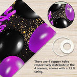 Happy 32Nd Birthday Purple And Black Banner Backdrop Cheers To 32 Years Old Confetti Balloon Theme Decor Decorations For Women 32 Years Old Birthday Party Bday Supplies Background Gift Glitter