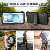 For Black Iphone 15 Case With Belt Clip, Shockproof Heavy Duty Rugged, 3 Layers Of Sturdy,Anti-Drop, Military-Grade Defender Cover For Iphone 15 Case Black