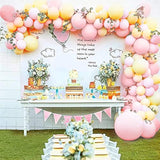 Pastel Balloon Garland Kit – Pink & Yellow DIY Decor for Baby Showers, Birthdays and Weddings