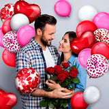 145 Pieces Valentine'S Day Balloon Garland Arch Kit Include Red Pink W