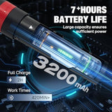 4V 3200Mah Replacement Battery Compatible With Milwaukee 4V Usb Battery Redlithium Headlamp Flashlight And Other Milwaukee Tools 48-11-2131