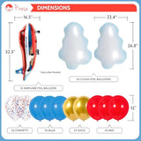 Airplane Birthday Party Decorations Kit - Plane Banner, Balloons, Aviation Decor For Boys, Time Flies Theme, Airline And Pilot Birthday Supplies, Airplane Themed Party Decorations