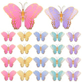 20PCS Butterfly Table Centerpieces, 3D Golden Butterfly Party Decor for Birthday & Baby Shower