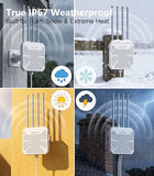 Ax1800 Outdoor Wifi 6 Extender, Long-Range High-Power Outdoor Access Point With Engineered High-Gain Antennas, Poe, Ip67 Weatherproof For Yard, Farm, Rv & Garage.