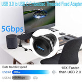 Usb 3.0 To Usb C Embedded Threaded Fixed Adapter 5Gbps Usb 3.0 Female To Usb C