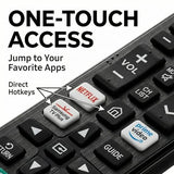 BN59-01315J Replacement Remote for Smart TV No Setup Required with Hotkeys for Netflix for Prime Video for Plus TV and AAA*2