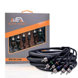Premium Series 100% Ofc Copper Rca Interconnects Stereo Cable, 6 Channel 17' C