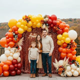 Fall Balloon Arch Kit: Burnt Orange, Yellow & Ivory Party Decor