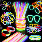 467Pcs Glow Sticks Halloween Party Favors For Kids Adult Glow In The Dark Party Supplies 4Th Of July Accessories Neon Decors Glowsticks Bulk 8 Colors 8 Inch & Connectors Necklace Bracelet Glasses