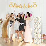 Bachelorette Party Decorations, Bridal Shower Decoration, Bride To Be Sign Banner, Wedding Shower Decorations, Engagement Party Decor, Miss To Mrs Balloon Boxes, Gold