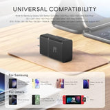 Samsung Adaptive Fast Charging Adapter Quick Charge Charging Block Wall Charger Plug Compatible With Galaxy S25/S25+/S24/S24+/S23/S23+/S22/S22+/S21/S20/S10/S10+/S10E/S9/S9+/S8/Active/Note