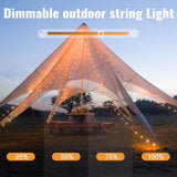 33Ft 100 Leds Battery Operated String Lights Globe Fairy Lights With Remote Control For Outdoor/Indoor, Tent, Camping, B